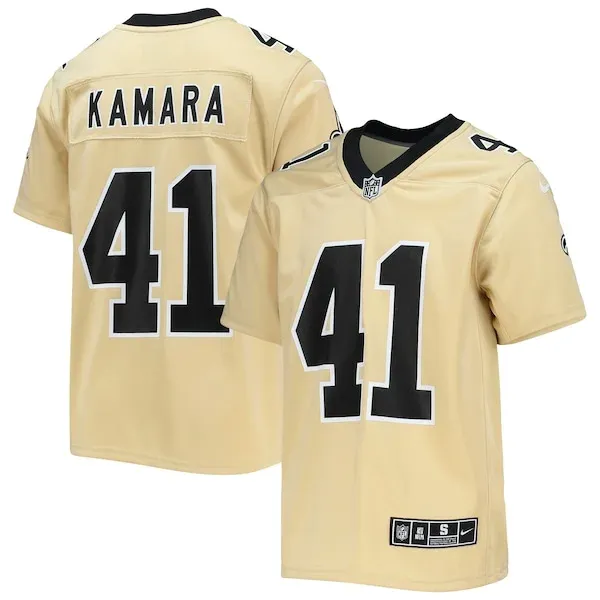 Performance New Orleans Saints Game Jersey - Premium Gold NFL Fan J...