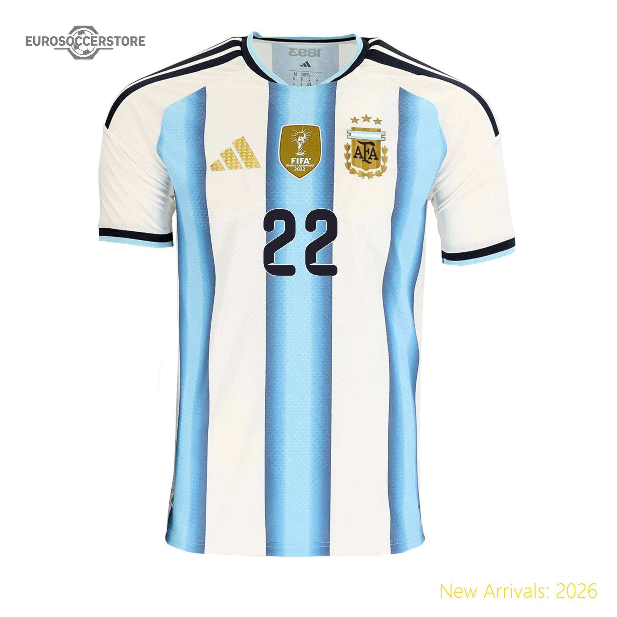 Classic Design Men Authentic Arg Football Star Home Jersey 2026