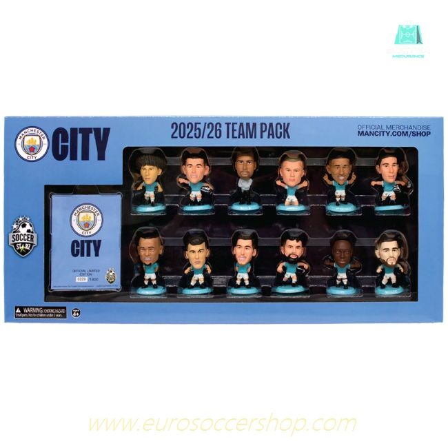 Manchester City FC SoccerStarz Season 25-26 Team Pack