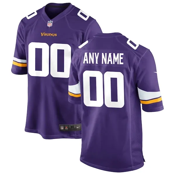 None Game NFL Jersey - Purple | Pro-Level Football Apparel | NFL Footb