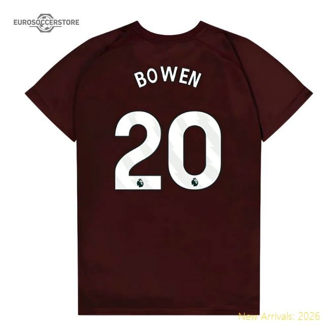 Authentic West Ham United Poly T-shirt (claret/blue) - Kids (bowen