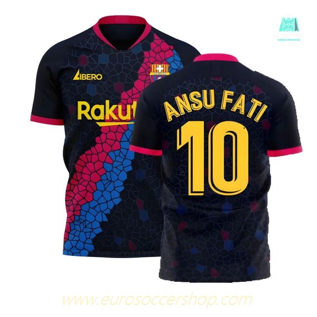 Catalonia 2025-2026 Away Concept Football Kit (Libero) (ANSU FATI 10)