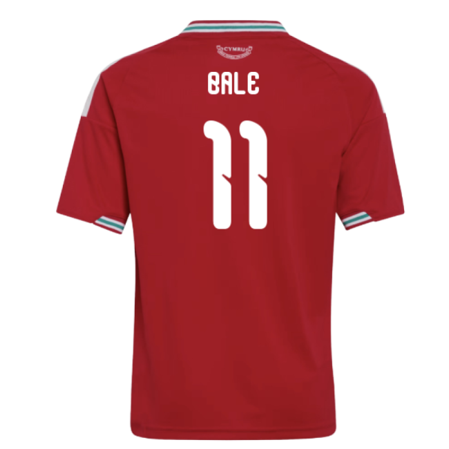 Officially Licensed 2026-2027 Wales Home Shirt (Kids) (Bale 11)