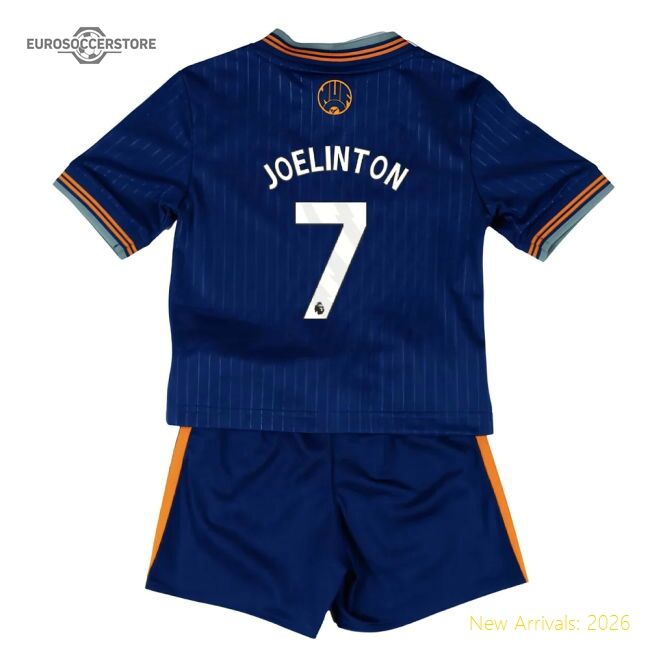 Authentic 2025-2026 Newcastle Third Mini Kit (joelinton 7) - Premium