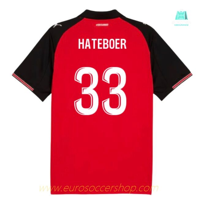 2025-2026 Stade Rennais Home Shirt (Hateboer 33)