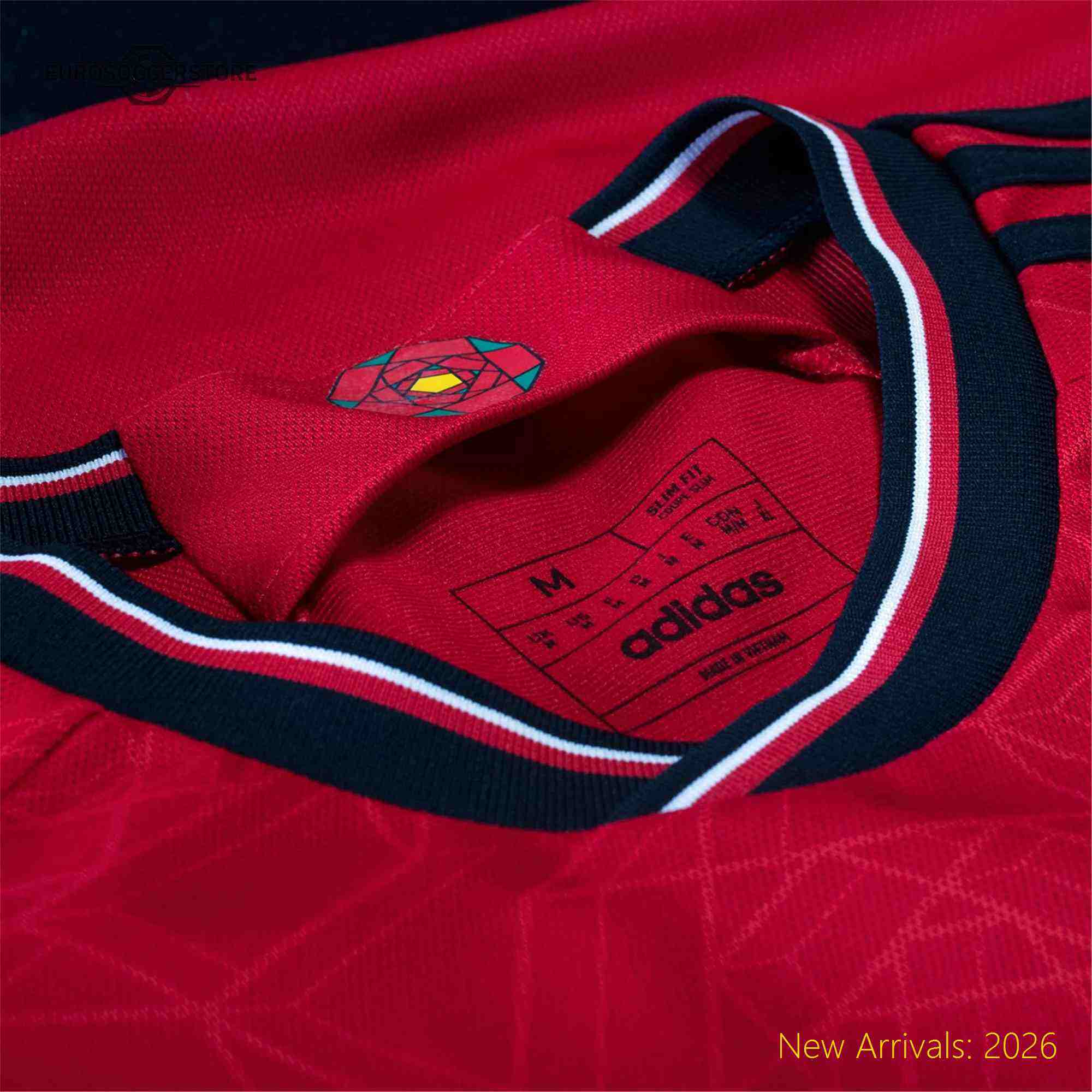 Official Team Merchandise High-quality Men Mun Soccer Star Home Jersey