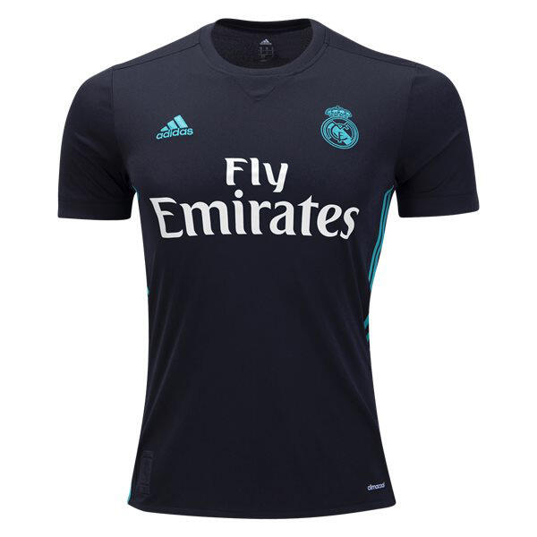 Real Madrid Away 201718 Black Soccer Jersey Shirt - Official Replica