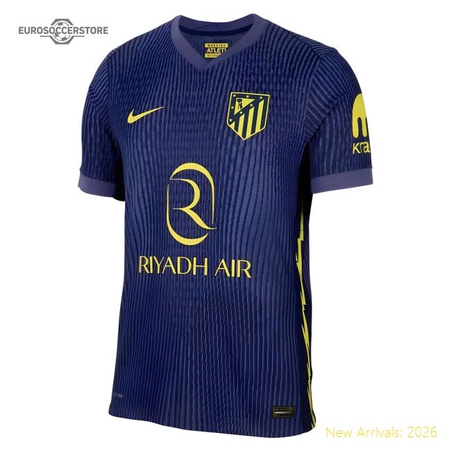 Top-tier Atletico Madrid Away Jersey 2025-2026 Breathable