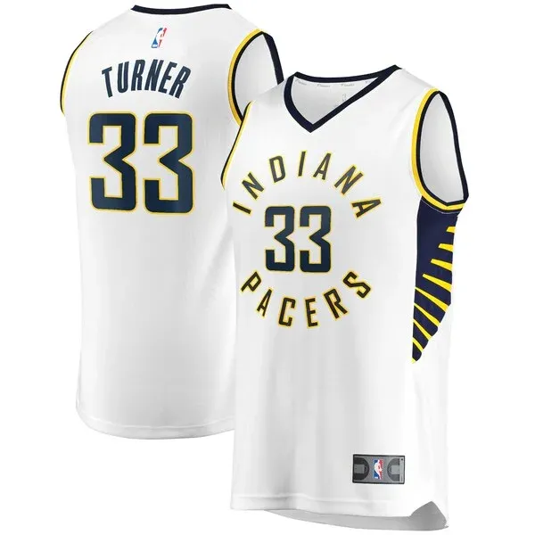 Myles Turner IND Replica Jersey - retro top-tier - White basketball