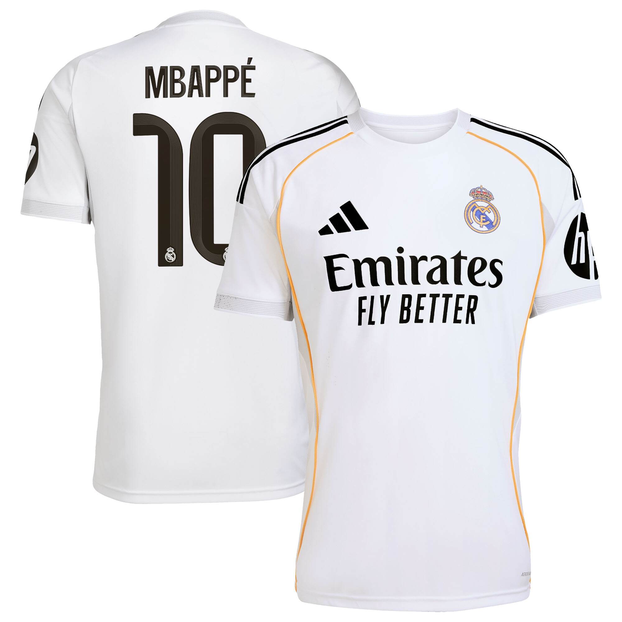 Real Madrid Men's 2025 High-Quality Replica - Match Jersey -