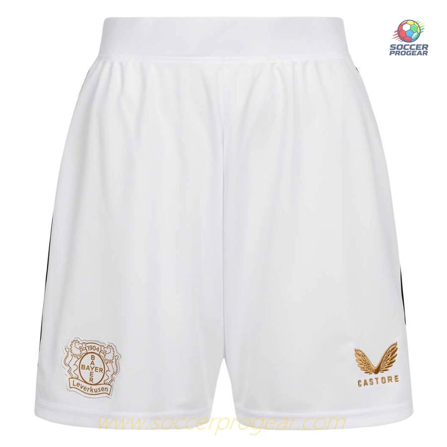 Leverkusen Away Kids Edition Soccer Uniform Football Jersey 2024-2025 Season