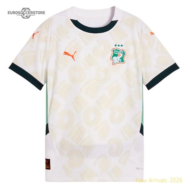 Ivory Coast 20242025 Away Jersey  Official 7years Moisturewicking