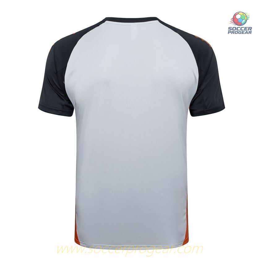 Benfica 2024/25 Collection White Orange Football Jersey Shorts Set