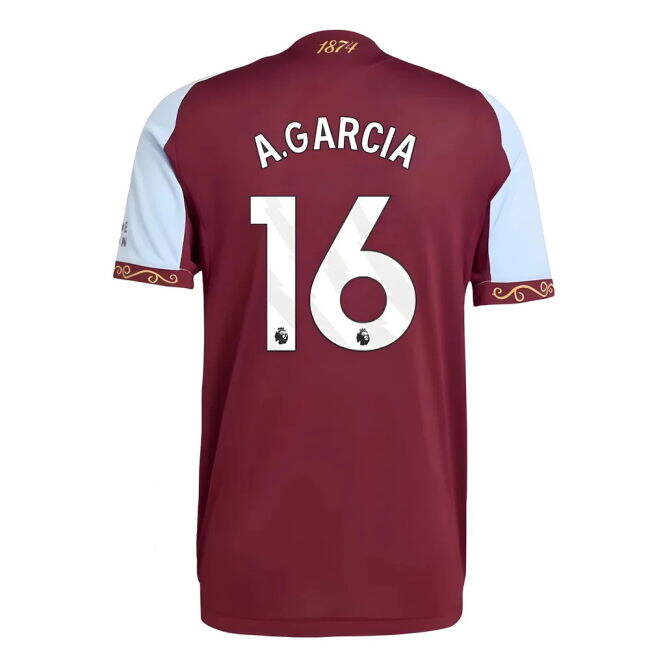 Quick-Dry 2025-2026 Aston Villa Home Exclusive Classic A.Garcia 1#506
