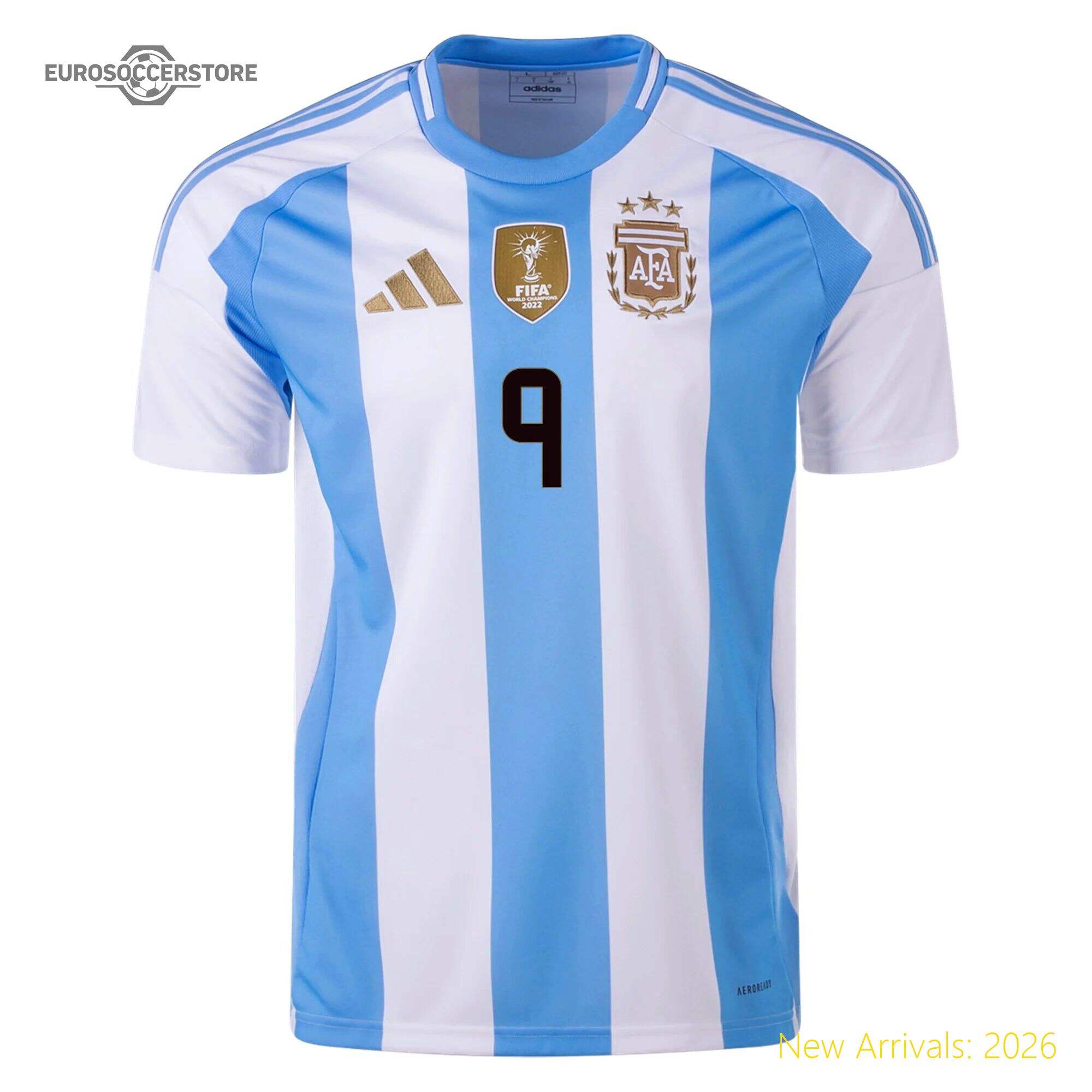 Fashionable Authentic Arg Men Football Star Home Jersey 2024