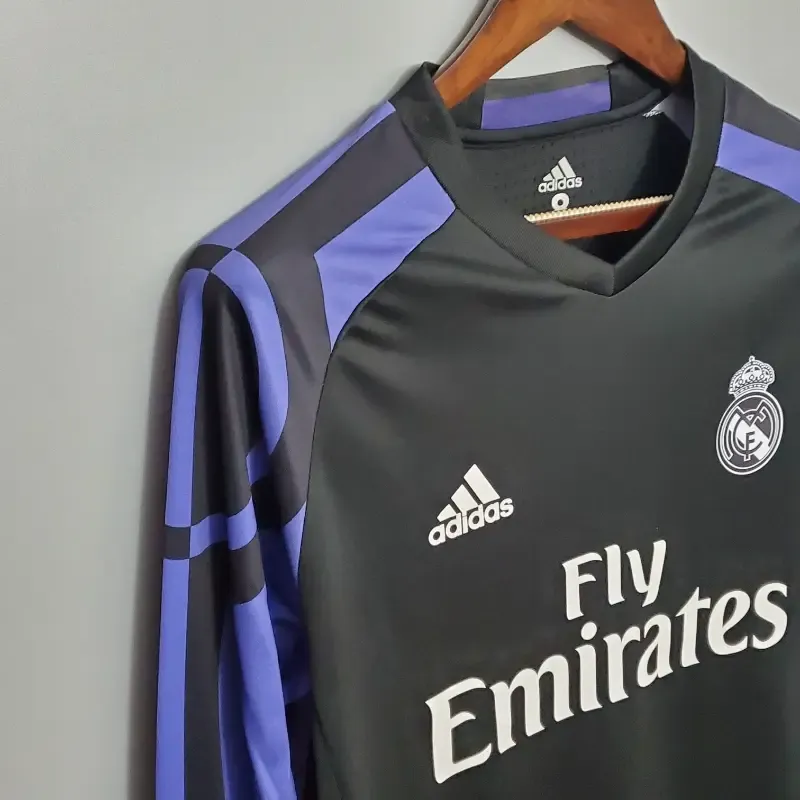 2016-2017 Real Madrid Long Sleeve Second retro kit