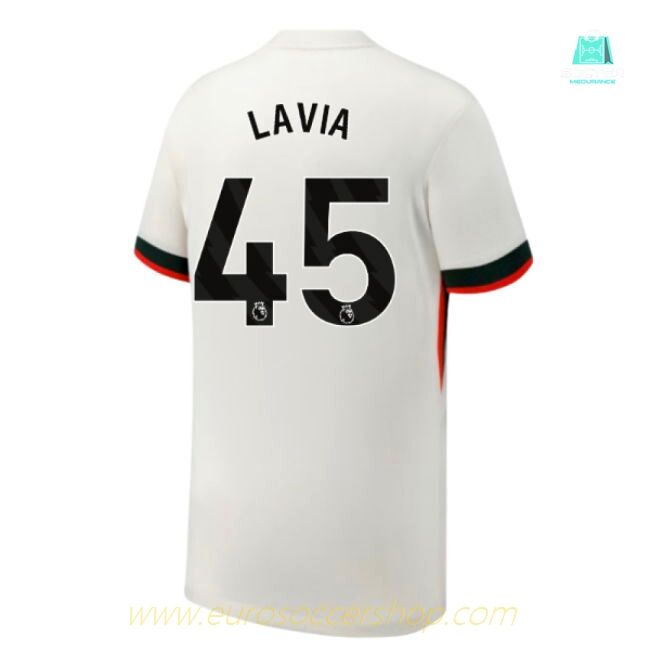 2025-2026 Chelsea Away Shirt (Kids) (Lavia 45)