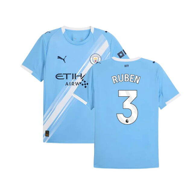 Man City Genuine 2025-2026 Man City Home Shirt (Ruben 3)