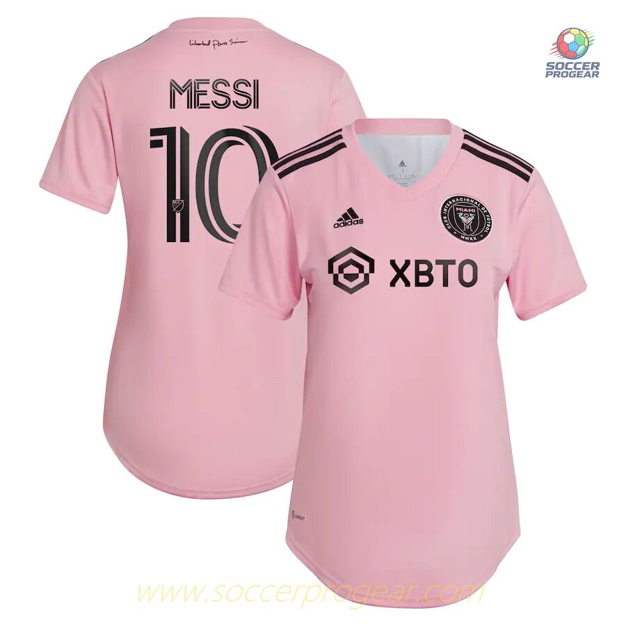 Inter Miami Messi Home Team Soccer Team Shirt 2022 2023 Women's