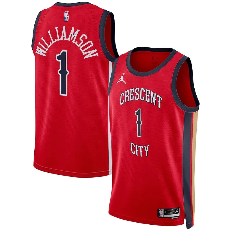 Zion Williamson NOP Swingman Jersey - premium replica-jersey - Red