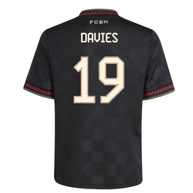 2025-2026 Bayern Munich Third Shirt (Kids) (Davies 19)