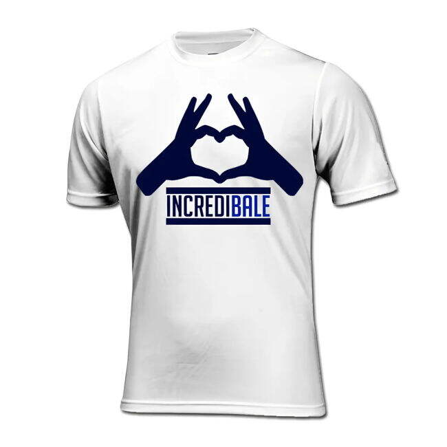 Stylish Gareth Bale Incredibale T-Shirt (White) for Training Session