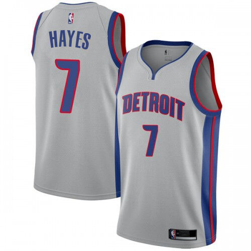Pistons #7 Killian Hayes Authentic 2024 Statement NBA Jersey - Silver