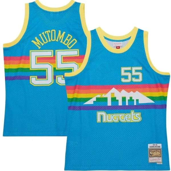 Dikembe Mutombo DEN Official Jersey - Economical - Licensed Product