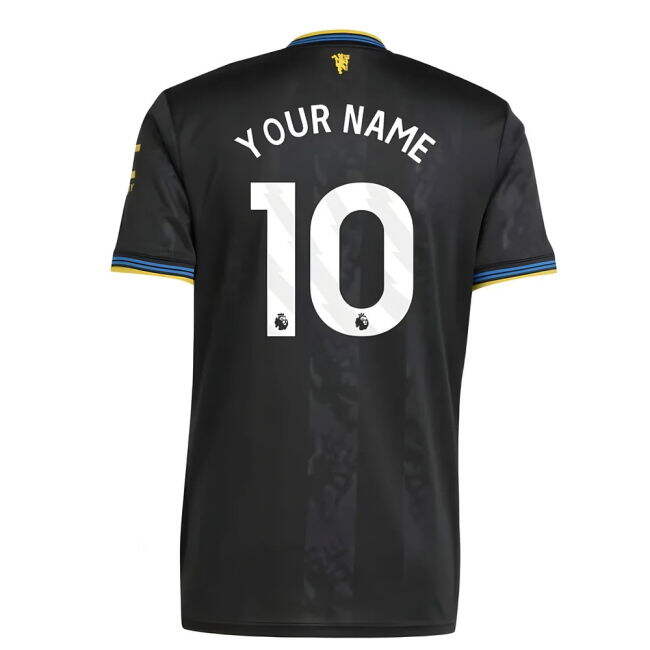 Economical Man Utd 2025-2026 Manchester United Third Shirt (Your Name)