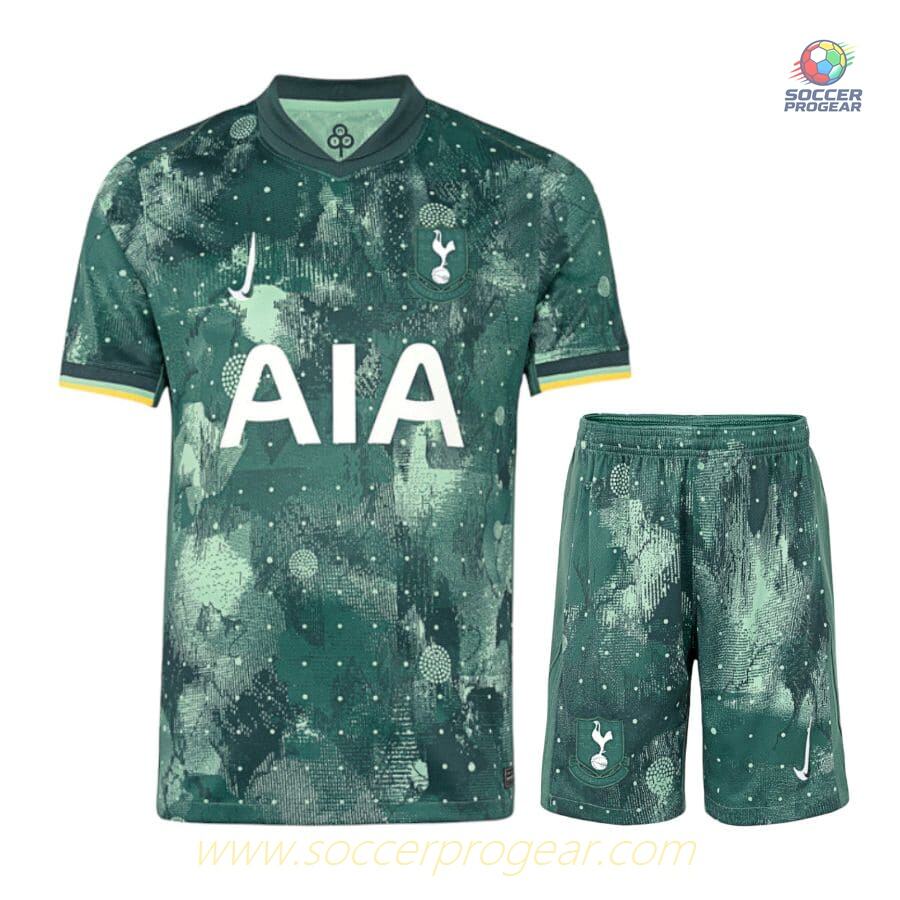 Tottenham Third Child Kit Team Jersey 2024-2025 Season