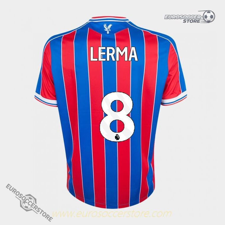 Crystal Palace 25-26 Home Jersey with LERMA 8 Printing