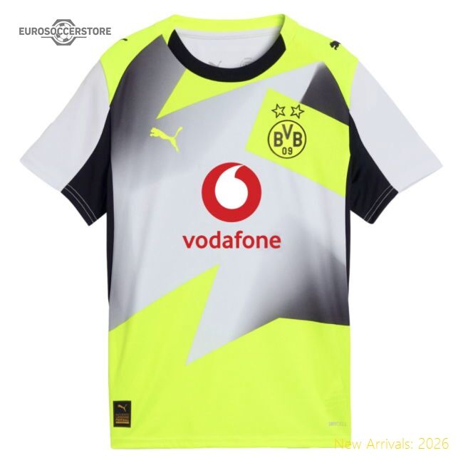 2025-2026 Borussia Dortmund Away Shirt (kids) - Economical