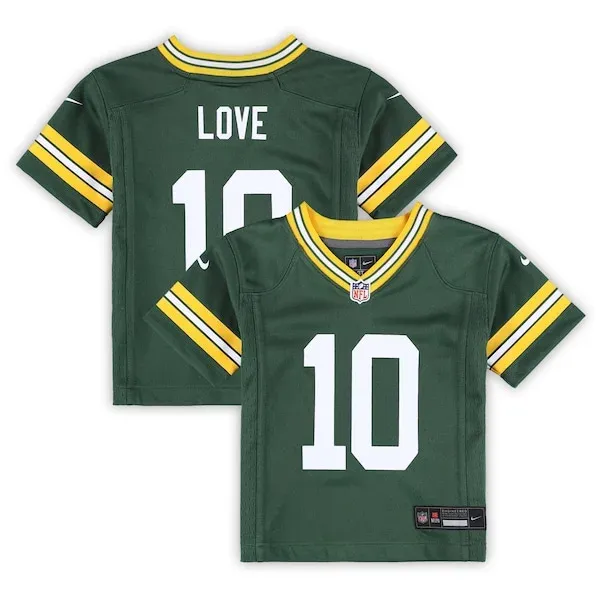 Performance Green Bay Packers Game Jersey - Premium Green NFL Fan J...