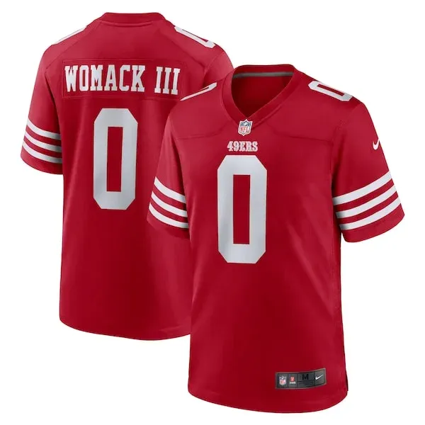 San Francisco 49ers Game NFL Jersey - Scarlet | Premium Football Ap...