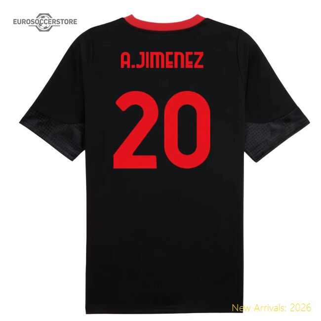 First-class 2025-2026 Ac Milan Training Football Jersey (black) (a