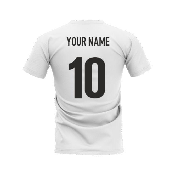 Lionel Messi Legend T-Shirt (White) (Your Name)