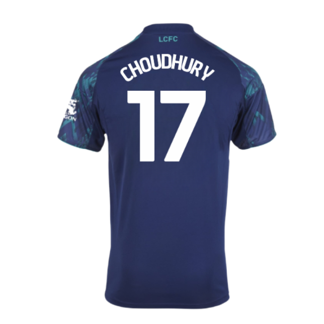 2025-2026 Leicester City Away Shirt - Kids (Choudhury 17)