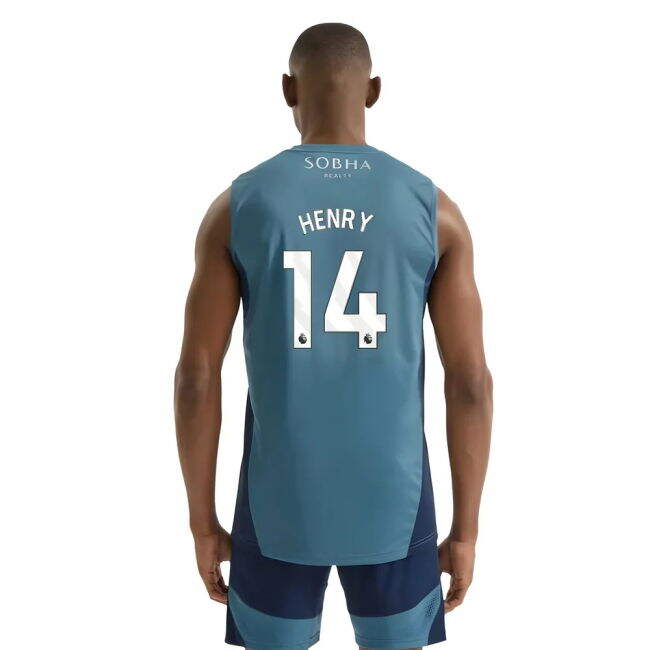 2025-2026 Arsenal Sleeveless Jersey (Blanch Blue) (Henry 14)