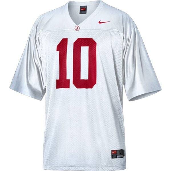 Men Alabama Crimson Tide #10 Player Official Jersey - Discounted