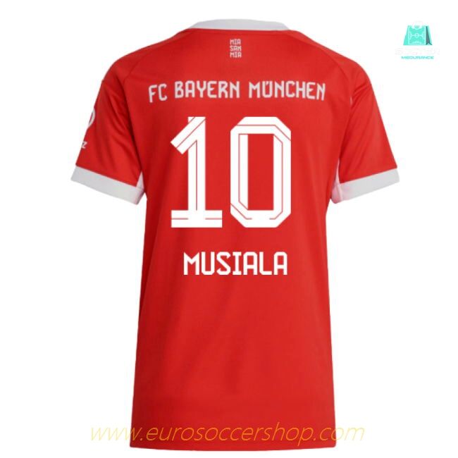 2025-2026 Bayern Munich Home Shirt (Womens) (Musiala 10)