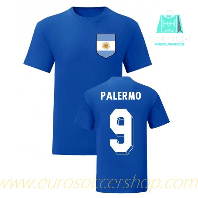 Martin Palermo Argentina National Hero Tee (Blue)
