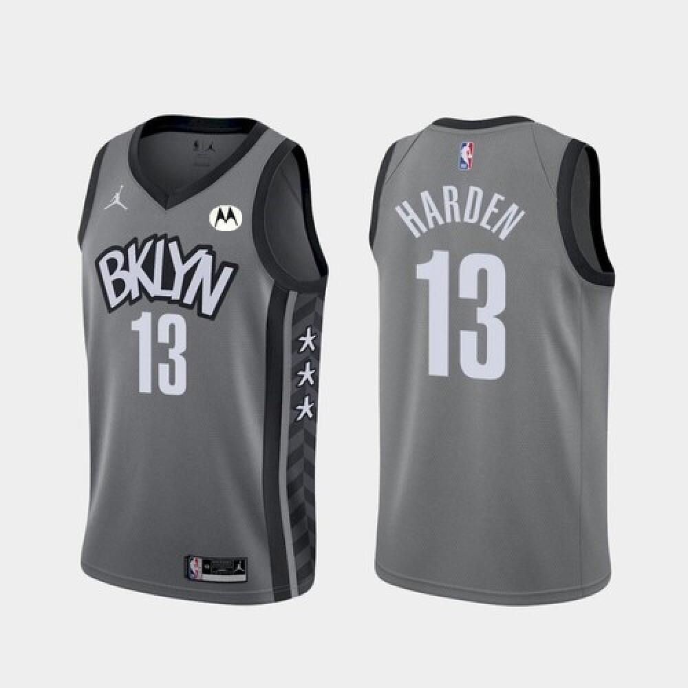 Official Brooklyn Nets James Harden13 Jersey - Gray - Must-Have Jersey