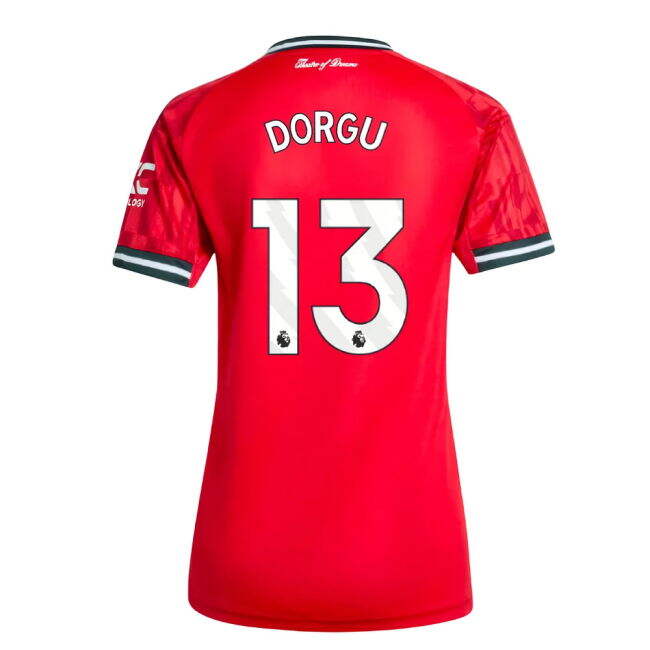 Original Man Utd 2025-2026 Man Utd Home Shirt (Womens) (Dorgu 13)