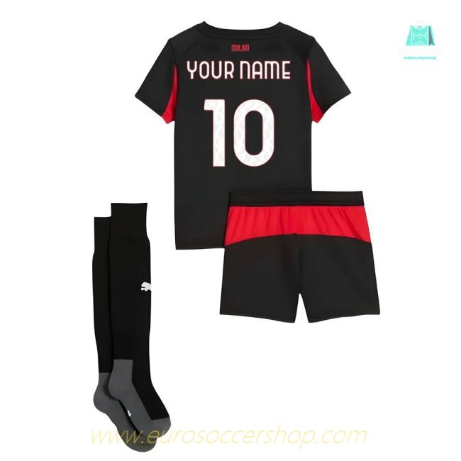 2025-2026 AC Milan Home Mini Kit (Your Name)