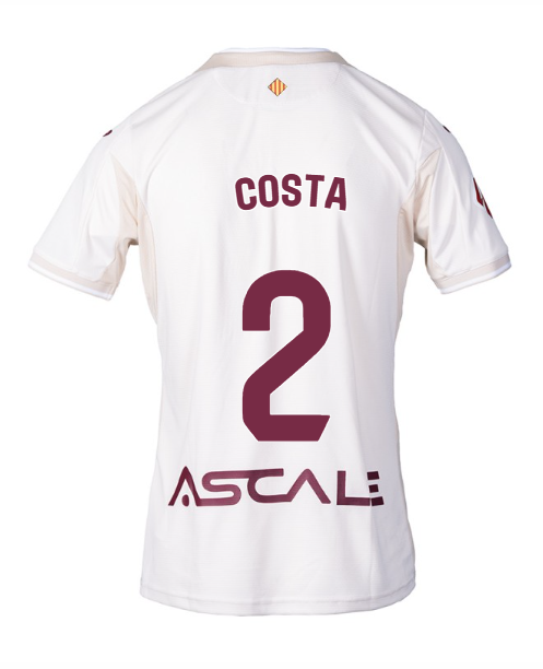 Away Jersey of Villarreal for the 25-26 season with COSTA 2 printed on it
