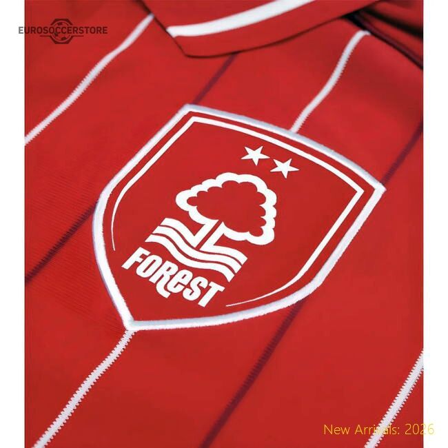 Nottingham Forest Official Home Jersey Premier League Nike Dri-fit
