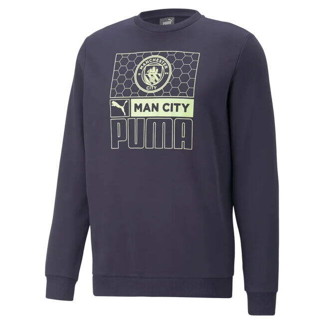 Man City Authorized 2022-2023 Man City FtblCore Crew Sweat (Parisian)