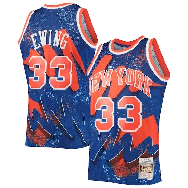 Patrick Ewing NYK Swingman Jersey - superior NBA - Blue game-day