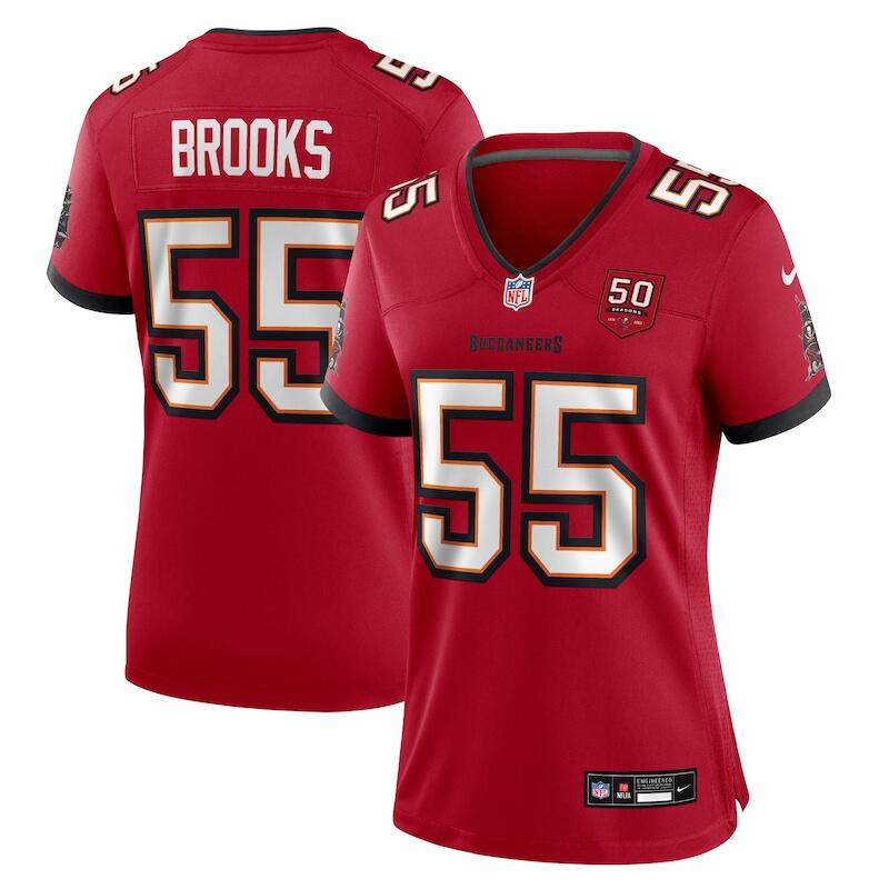 None Derrick Brooks TB Buccaneers Durable Authentic Jersey Game Day We