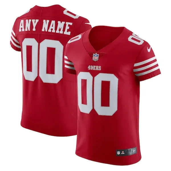 San Francisco 49ers Elite Football Jersey - Scarlet S | authentic j...